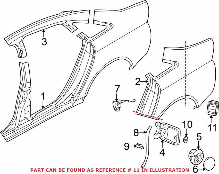 Audi Dashboard Air Vent 4B0819181C